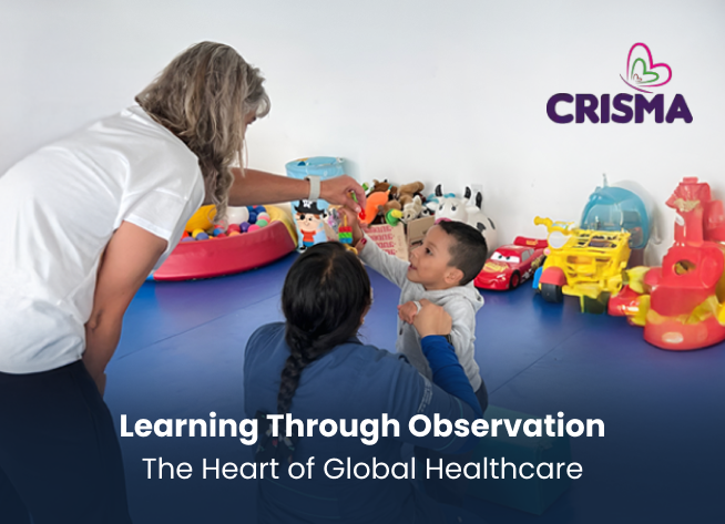 Students shadowing doctors abroad during a global healthcare internship