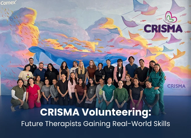 A group photograph of healthcare students participating in medical volunteering and shadowing through CRISMA programs