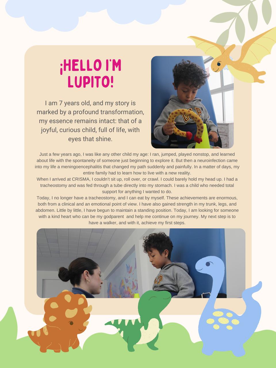 Child sponsorship - Lupito